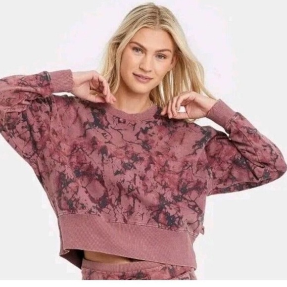 Joy Lab French Terry Crewneck Pullover. Size Large. - Picture 1 of 12
